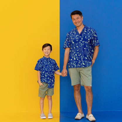 Men's Bermuda in Army Green by Le Petit Society — image 10