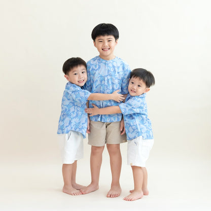 Le Petit Society x Sheila - Boys Shirt in Chambray — image 11