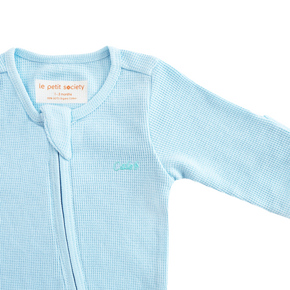 Little Milestones Baby Boy Set in Cerulean Breeze by Le Petit Society — image 10