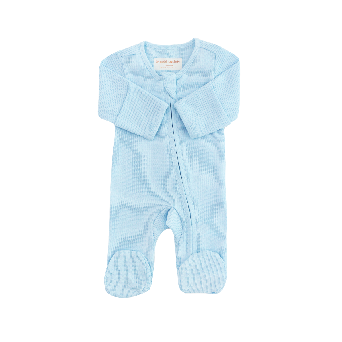 Little Milestones Baby Boy Set in Cerulean Breeze by Le Petit Society — image 9