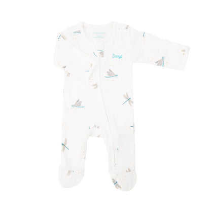 Little Milestones Baby Boy Set in Cerulean Breeze by Le Petit Society — image 3