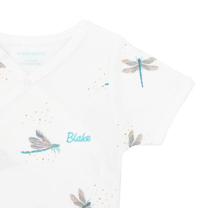 Little Milestones Baby Boy Set in Cerulean Breeze by Le Petit Society — image 5