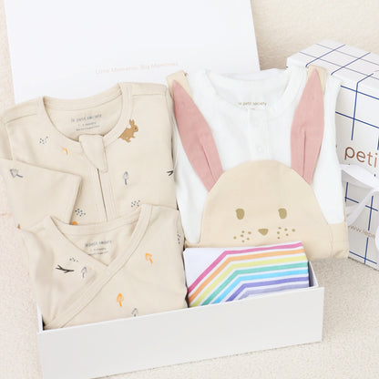 Little Milestones Set in Honey Bunny Serenade by Le Petit Society