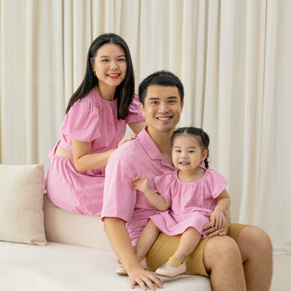Heritage Series - Ladies Cutout Dress in Pink Orchid Print by Le Petit Society — image 5