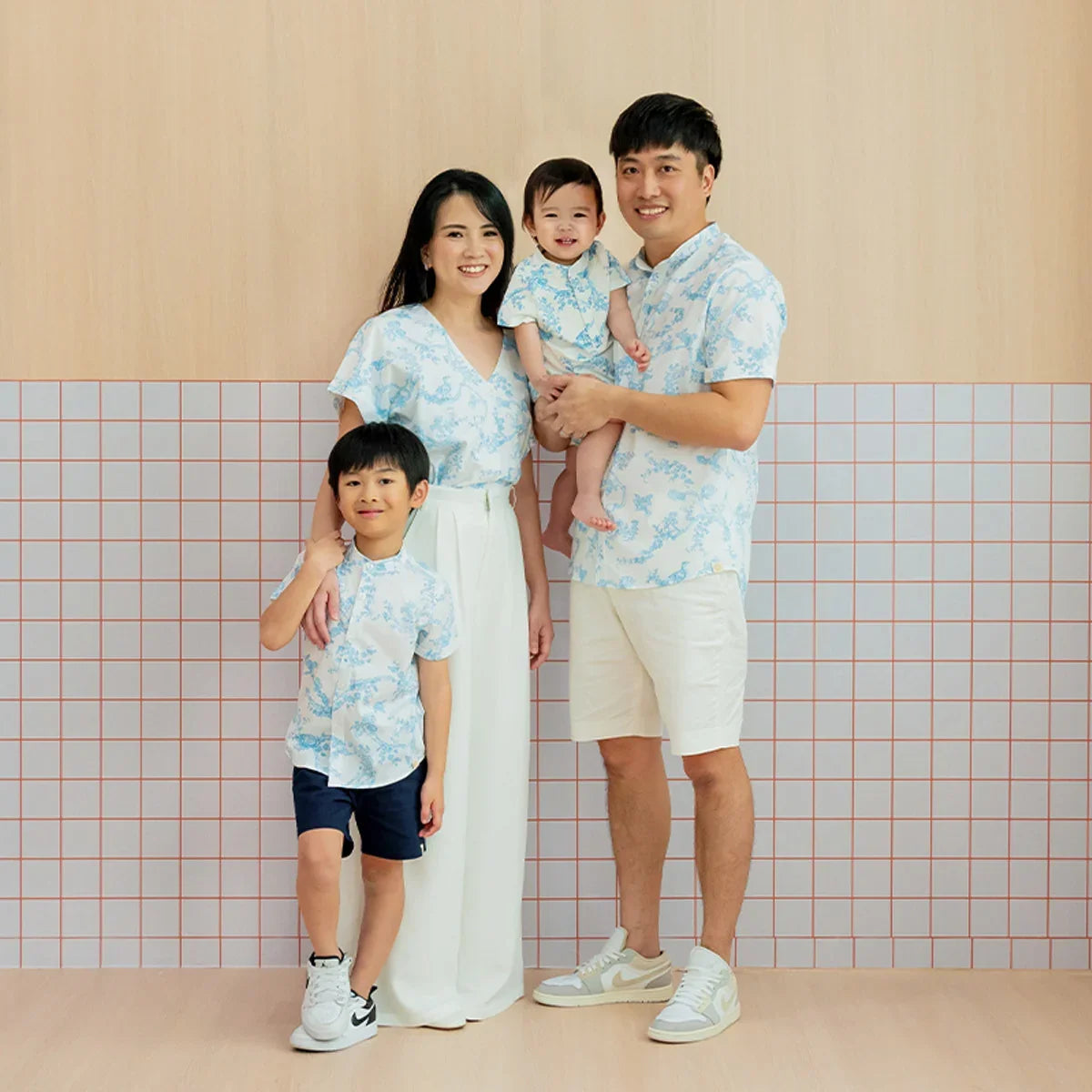 Heritage Series - Ladies Blouse in Floral Porcelain Print by Le Petit Society — image 3