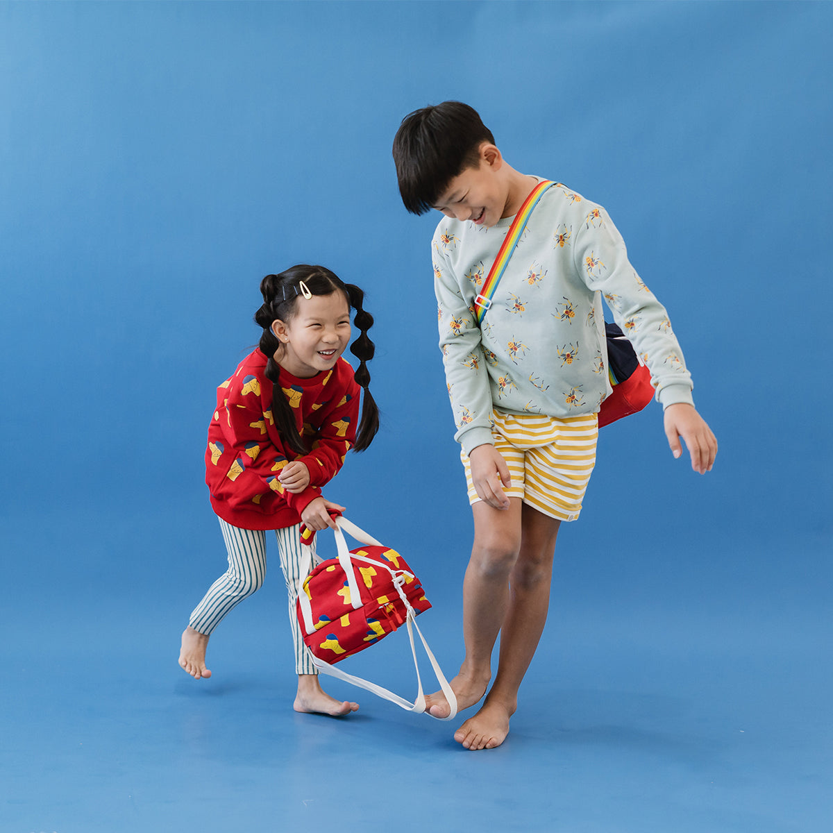 Made For Play - Kids Pullover in Spider Print by Le Petit Society — image 9