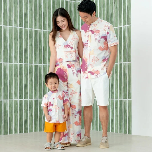 Heritage Series - Ladies Pants in MBS Sunset Skyline Print by Le Petit Society — image 2