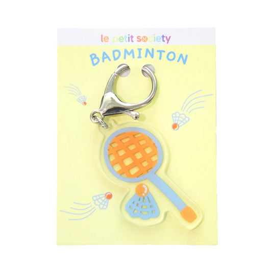 Badminton Keychain by Le Petit Society