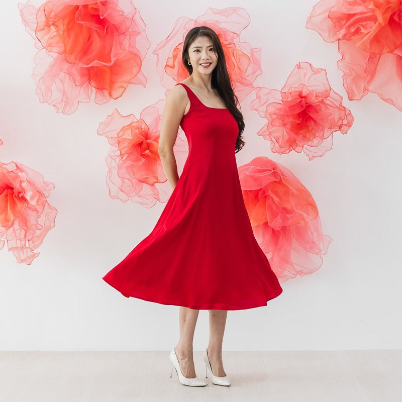 Lion Dance Series - Ladies Dress in Red by Le Petit Society — image 4