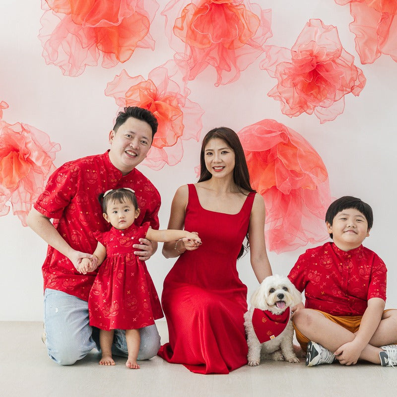Lion Dance Series - Ladies Dress in Red by Le Petit Society — image 3