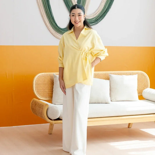 Heritage Series - Ladies Pants in Cream by Le Petit Society — image 2