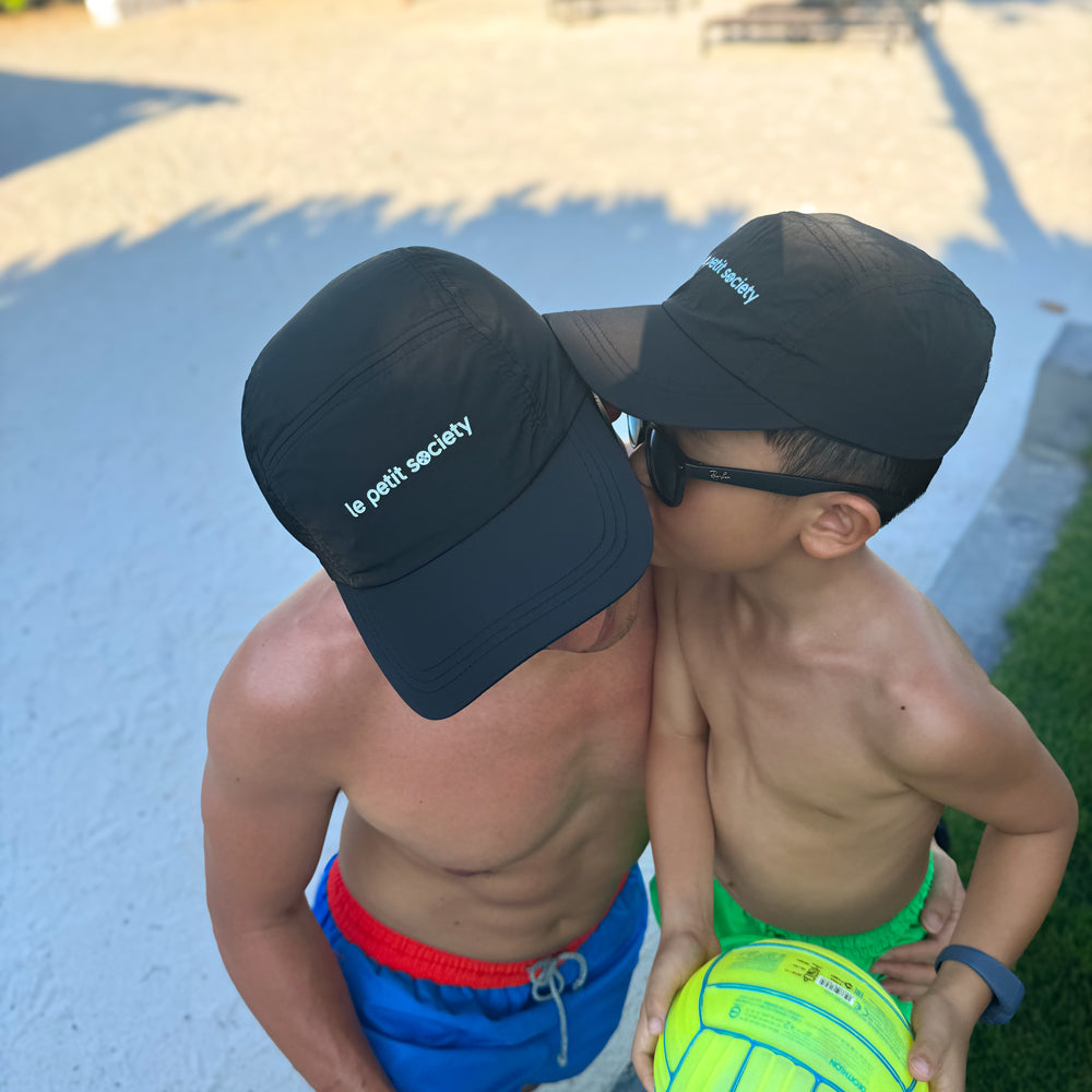 Logo Cap in Black (Kids) by Le Petit Society — image 3
