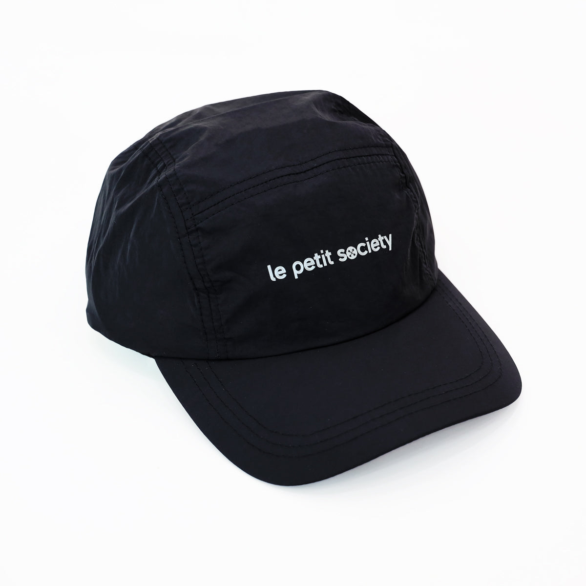 Logo Cap in Black (Adult) by Le Petit Society — image 2