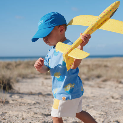Logo Cap in Blue (Kids) by Le Petit Society — image 6