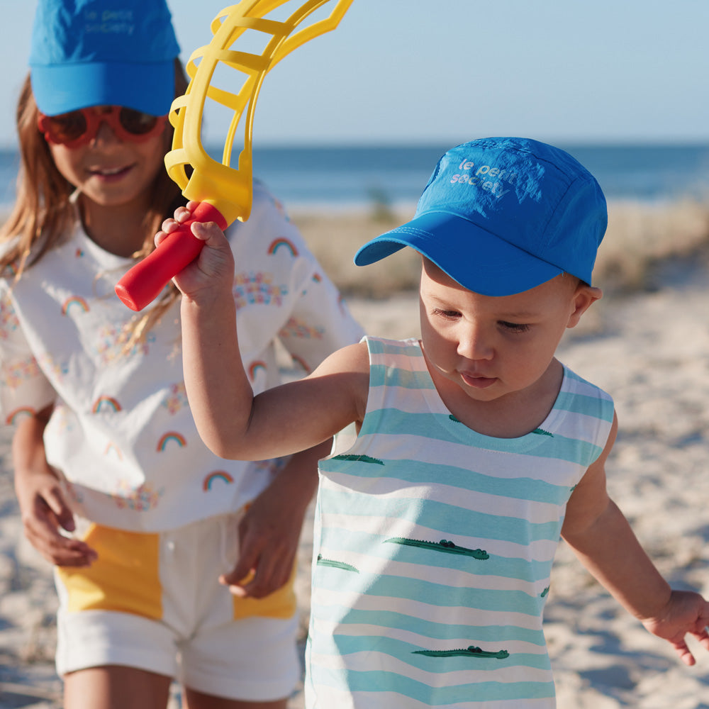 Logo Cap in Blue (Kids) by Le Petit Society — image 8