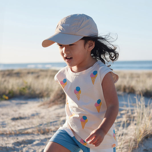 Logo Cap in Khaki (Kids) by Le Petit Society