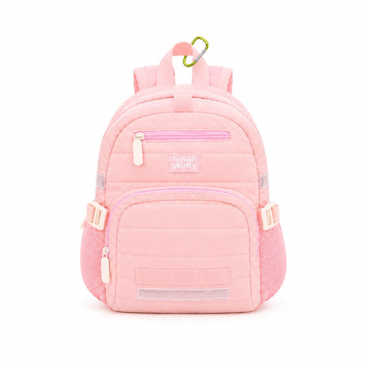 Mini Backpack - Marshmallow Pink Puffer by Le Petit Society