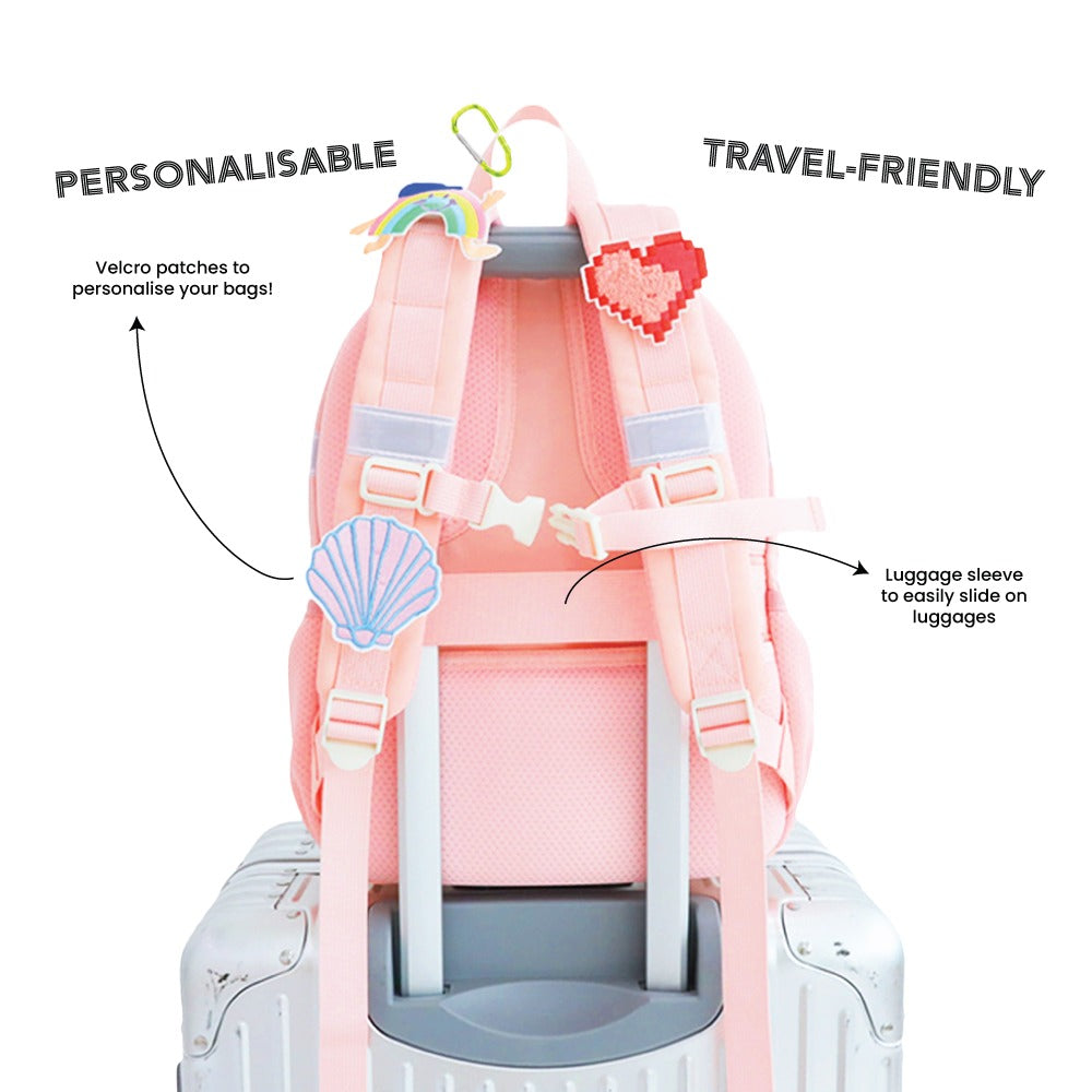Mini Backpack - Marshmallow Pink Puffer by Le Petit Society — image 7