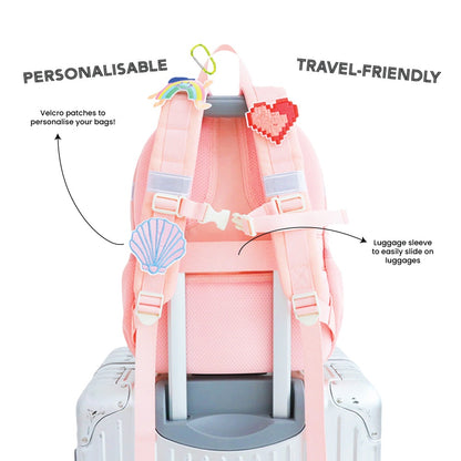 Mini Backpack - Marshmallow Pink Puffer by Le Petit Society — image 7