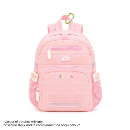 Mini Backpack - Marshmallow Pink Puffer by Le Petit Society — image 2