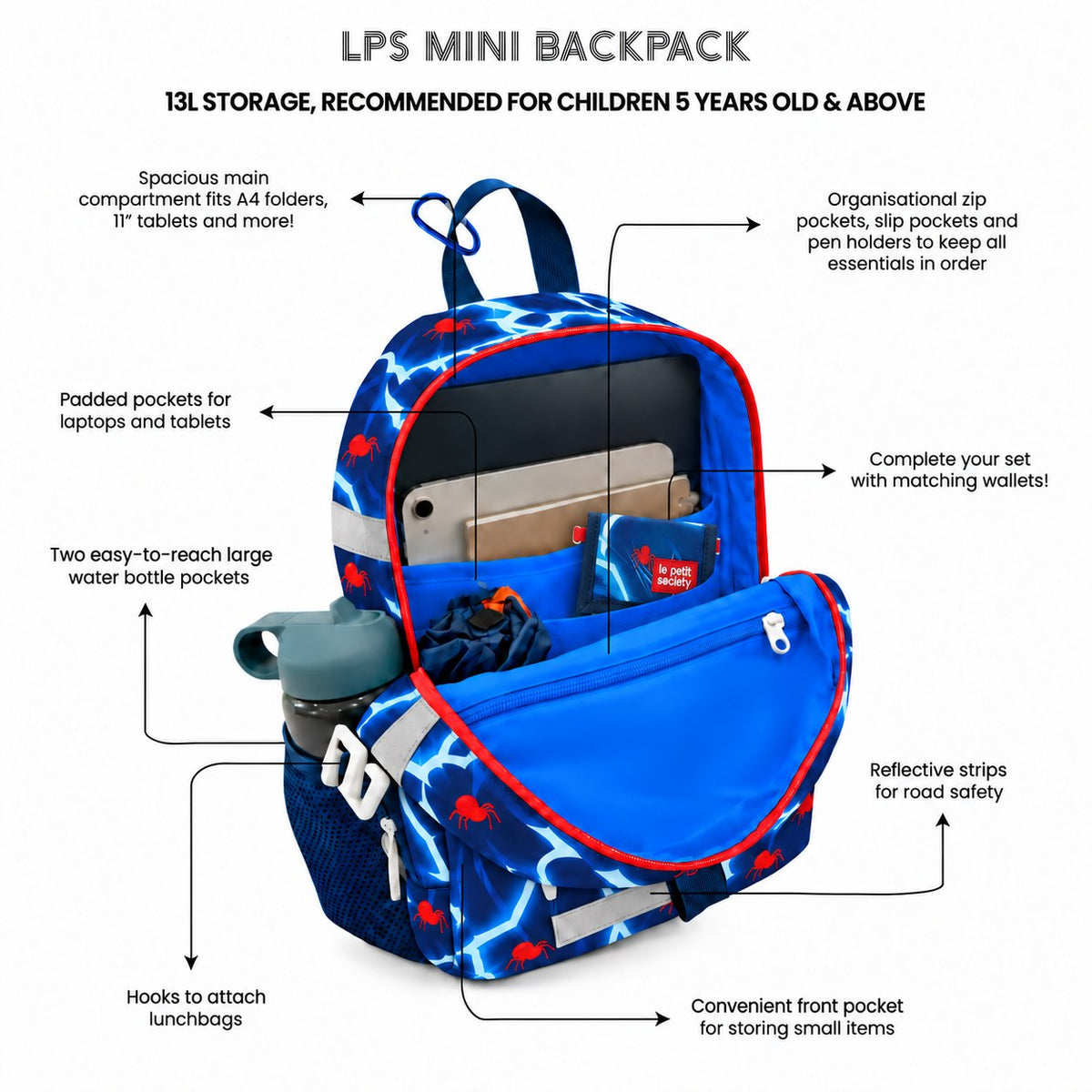 LPS Mini Backpack - Spider (5Y & above)