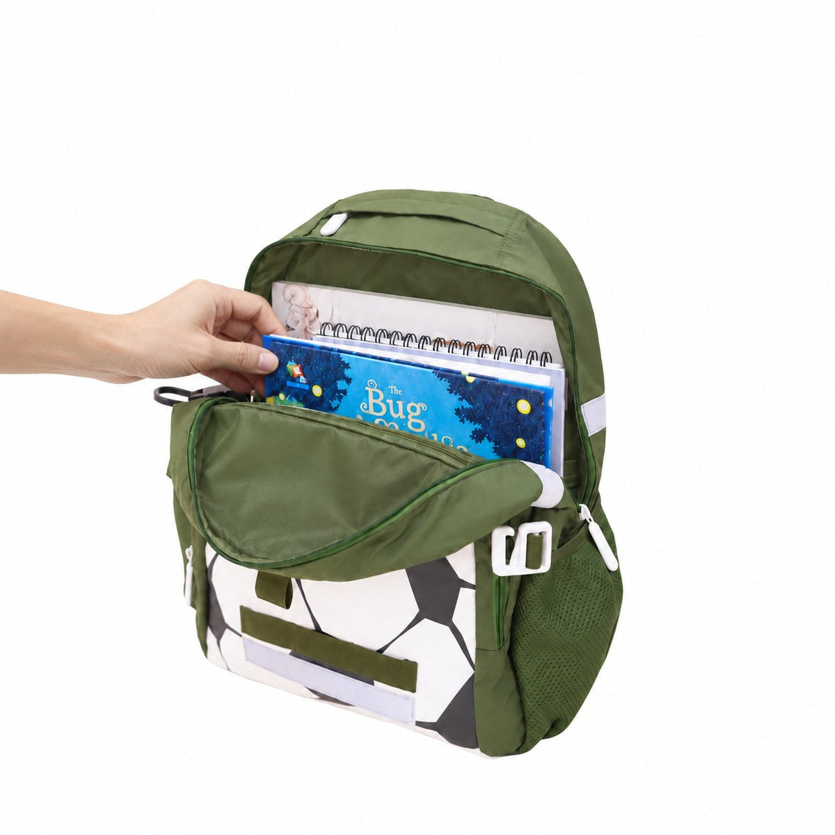 School Duo - Football Single Pocket Backpack & Munch Bag (7-10Y)