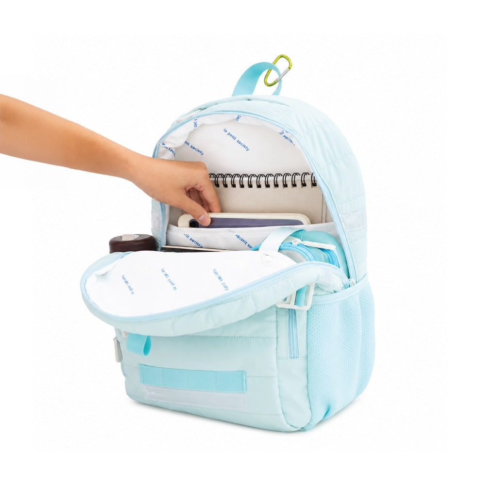 Essential School Bundle in Ice Blue Puffer by Le Petit Society — image 4