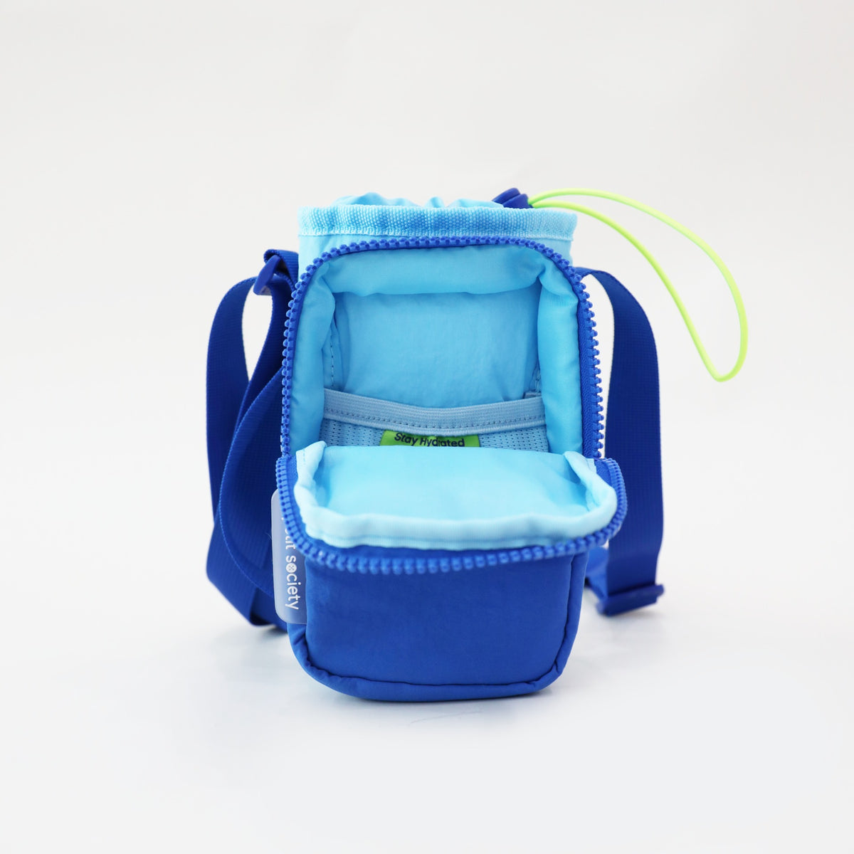 Water Bottle Sling Bag- Sky/Dark Blue by Le Petit Society — image 2