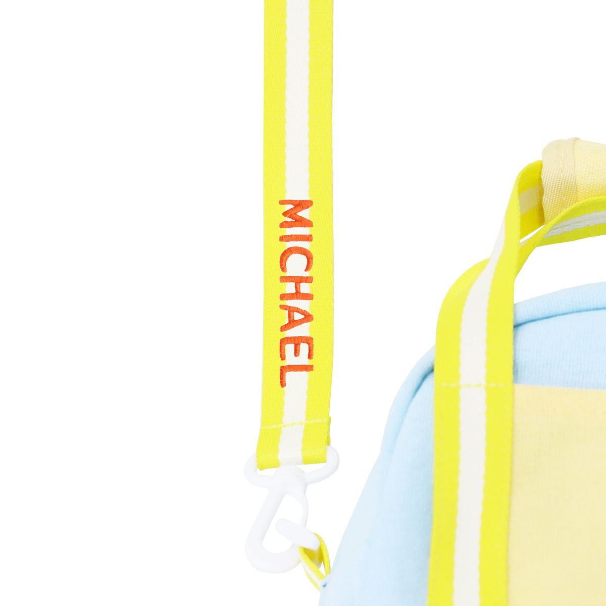 Adjustable Bag Strap in Yellow Stripes (Personalisable) by Le Petit Society — image 2