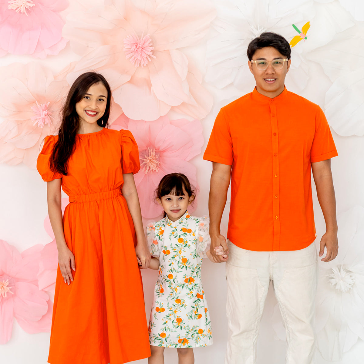 Mandarin Orange Series - Men's Shirt in Orange - Classic Fit by Le Petit Society — image 7