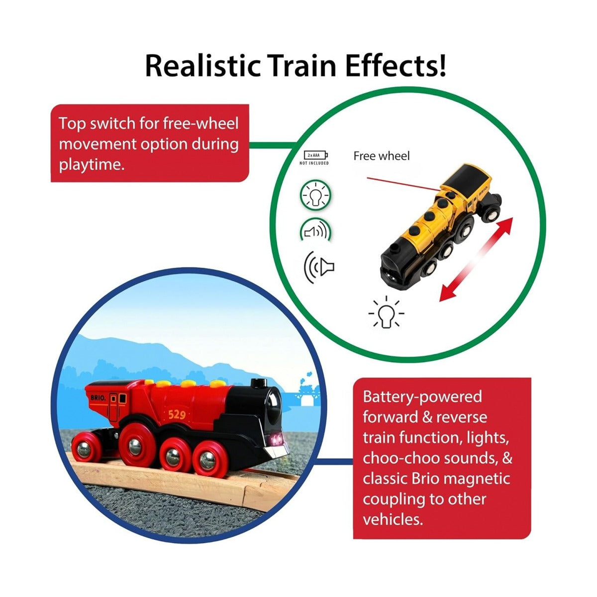 Mighty Gold Action Locomotive by BRIO — image 3