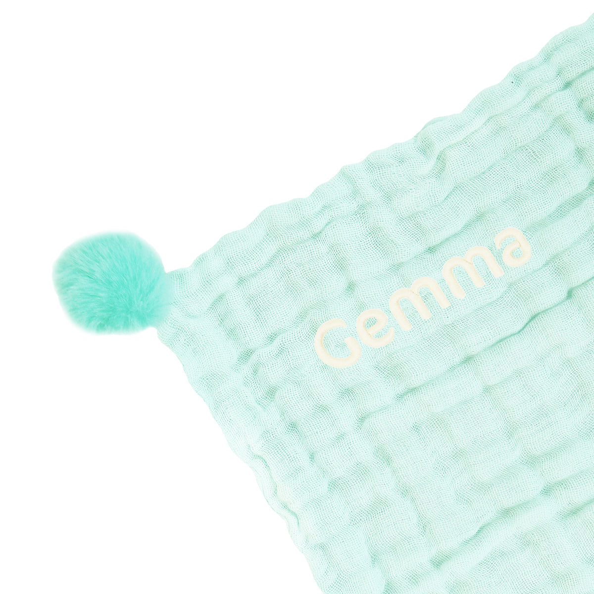 Keepsake Kids/Adult Single Blanket in Mint (Personalisable) by Le Petit Society — image 2