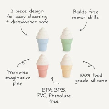 Mix and Match Ice Cream Toy by Mushie — image 2