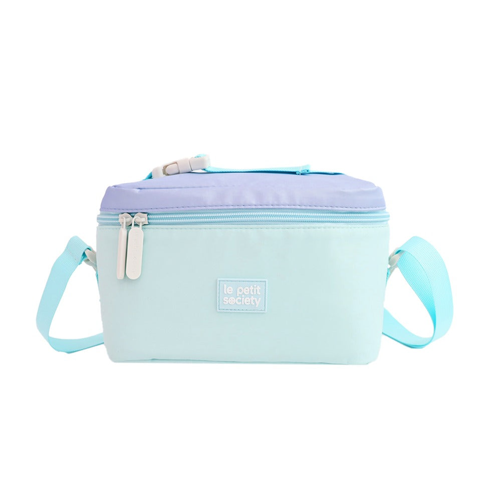 Munch Bag in Ice Blue/Lavender by Le Petit Society