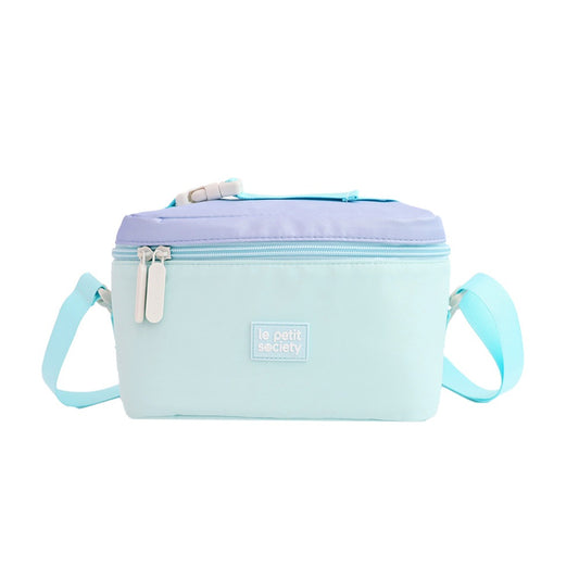 Munch Bag in Ice Blue/Lavender by Le Petit Society