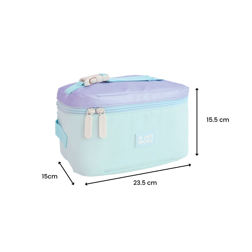 Munch Bag in Ice Blue/Lavender by Le Petit Society — image 2