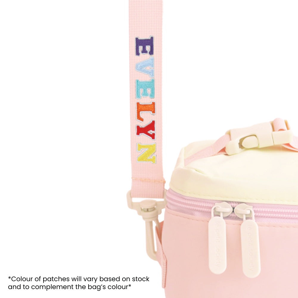 Munch Bag in Marshmallow Pink/Butter Cream by Le Petit Society — image 6