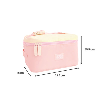 Munch Bag in Marshmallow Pink/Butter Cream by Le Petit Society — image 2