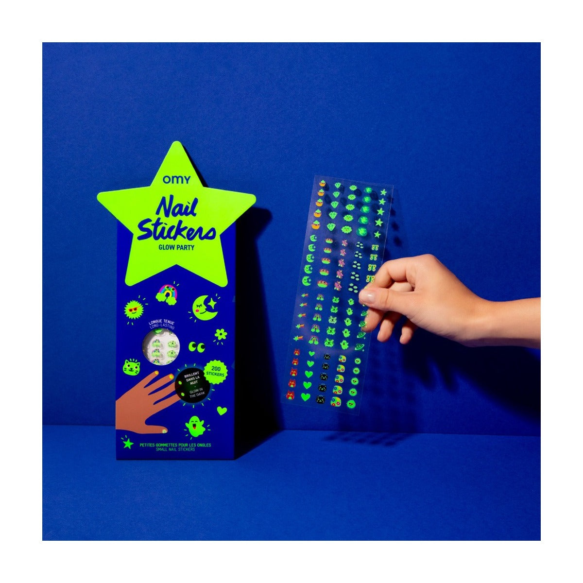 Nail Stickers in Glow Party by OMY