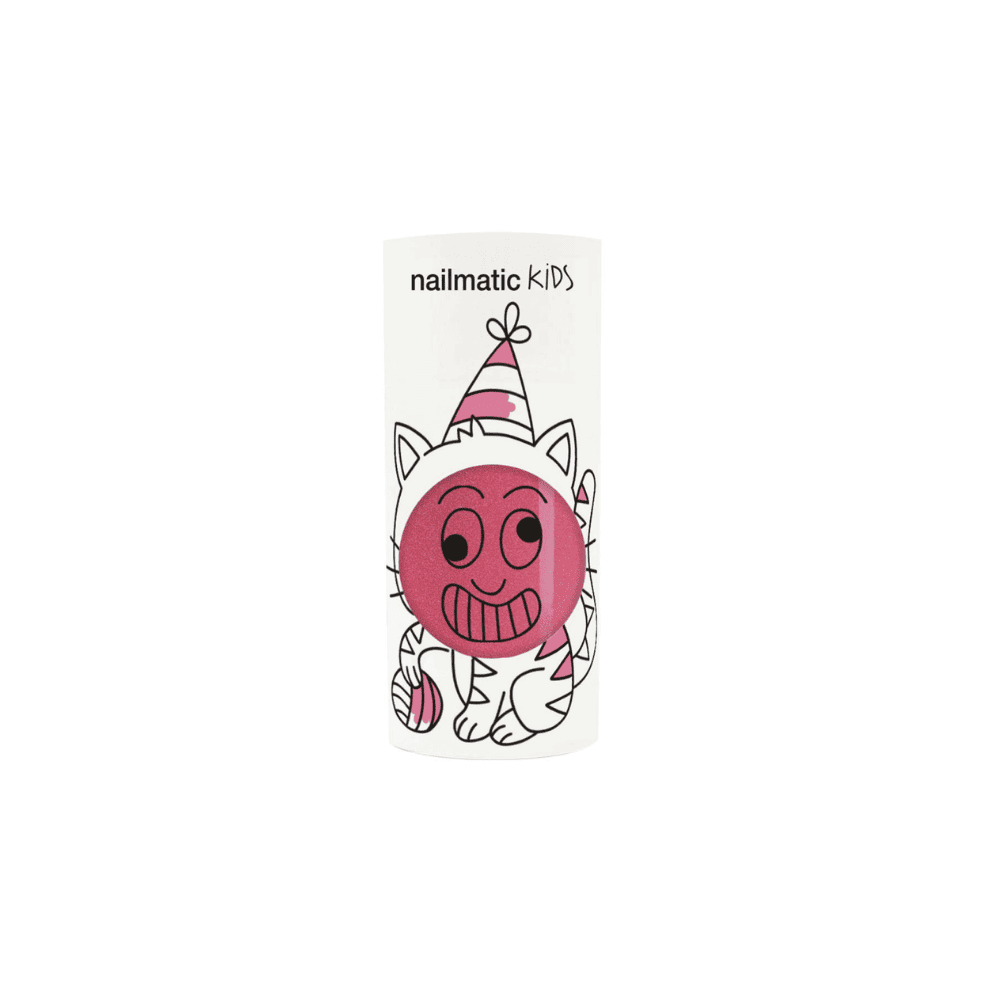 Nail Polish in Kitty Pink Glitter by Nailmatic