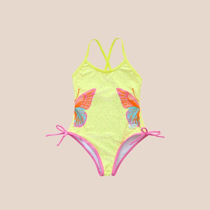One Piece Swimsuit in Butterfly Print by Le Petit Society — image 7