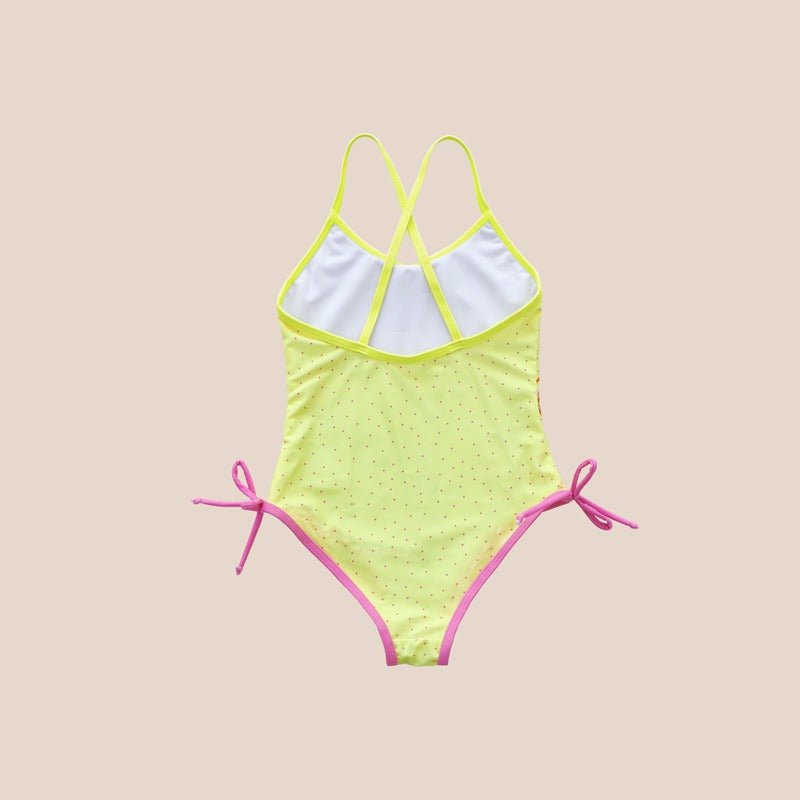 One Piece Swimsuit in Butterfly Print by Le Petit Society — image 3