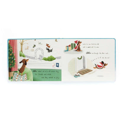 Otto's Snowy Christmas Book by Jellycat — image 3