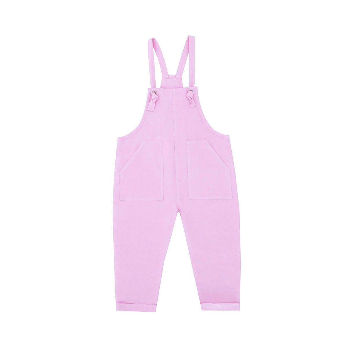 Mama & Mini in Pastel Purple Kids Long Overalls by Le Petit Society — image 6