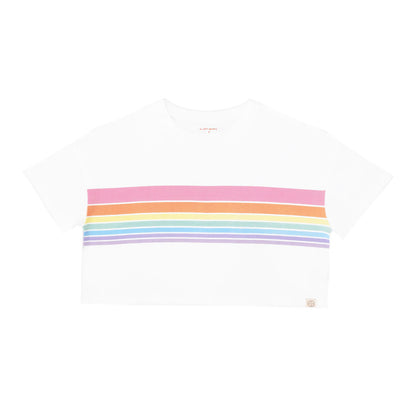 Rainbow Series - Adult Ladies Crop Top in Pastel by Le Petit Society — image 6