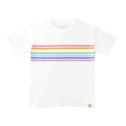 Rainbow Series - Kids Boxy Tee in Pastel by Le Petit Society — image 3