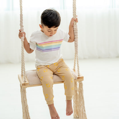 Rainbow Series - Kids Boxy Tee in Pastel by Le Petit Society — image 4