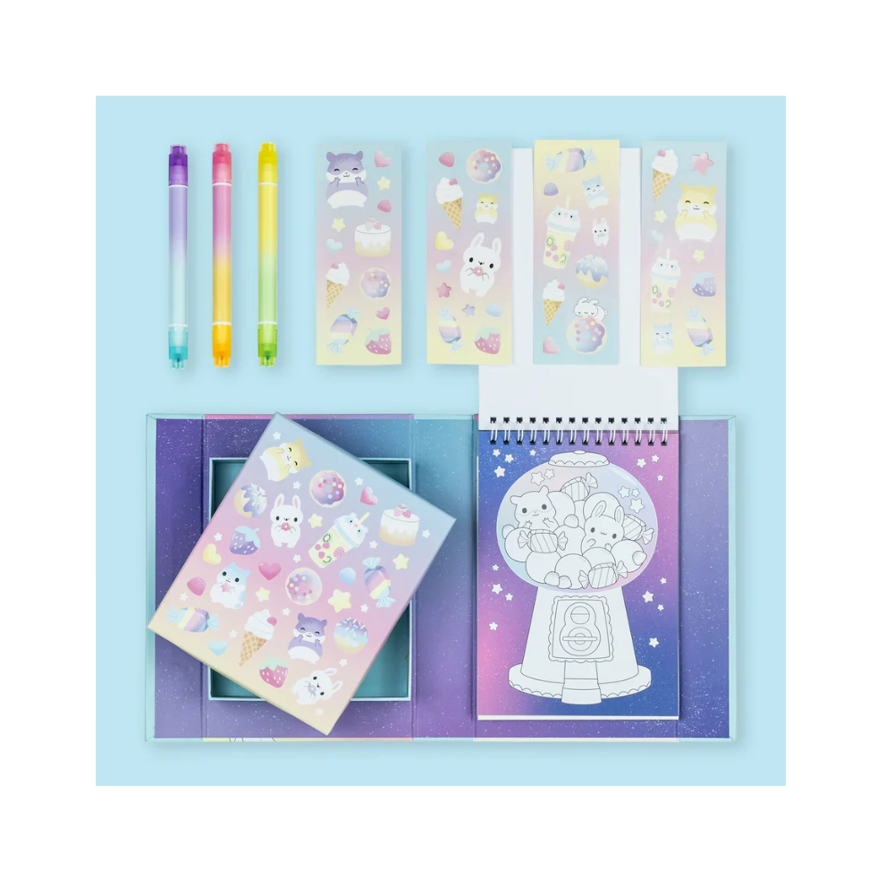 Pastel Colouring Set in Kawaii Cafe by Tiger Tribe — image 2