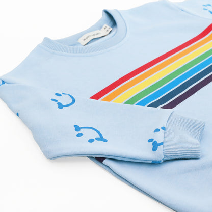 Rainbow Series - Pullover in Baby Blue by Le Petit Society — image 5