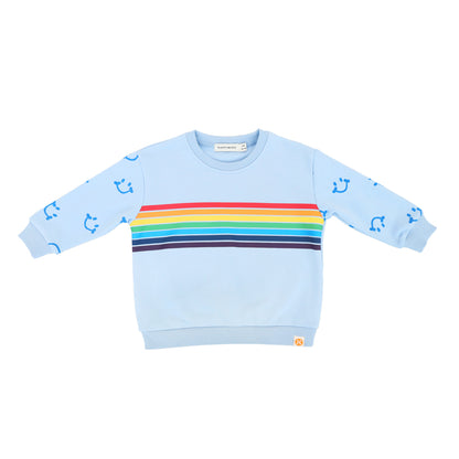 Rainbow Series - Pullover in Baby Blue by Le Petit Society — image 3